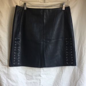 Pleather skirt.